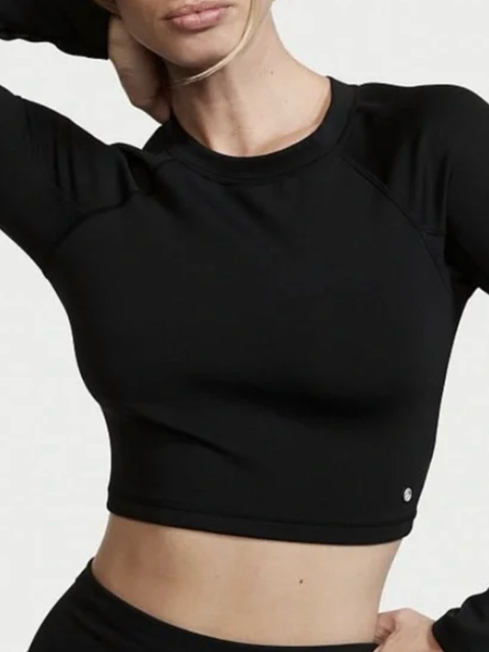 Victoria Long-Sleeve Surf Tee Swim Long Sleeve Shirt Top Black